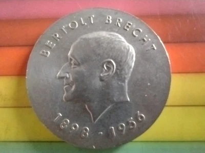 1973 East Germany Silver 10 Marks Rare Low Mintage N-151 Foto 1 de 2