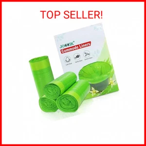 Commode Liners for Bedside Commode Vanilla Scented 100pcs Disposable Bags Univer - Picture 1 of 2