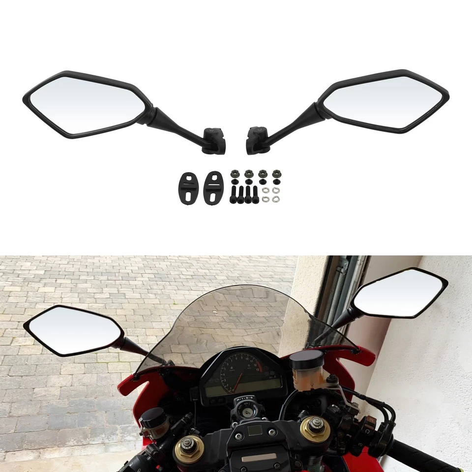 Pair of Rear View Mirrors Fit For Hyosung GT125R GT250R GT650R - Image 1 of 4