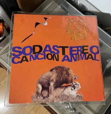 Soda Stereo Cancion Animal Mexico Edition 1990  Mega Rare Sounds Great ! Insert - Image 1 of 4