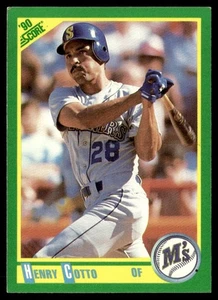 1990 Score Henry Cotto Seattle Mariners #161 - Picture 1 of 2