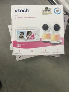 Vtech 2 VM5255-2 Camera Video Monitor With Pan Zoom & Night Light  - Picture 1 of 2