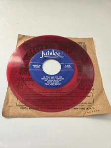Ginny Gibson Red 45rpm Ain't It Great To Be Crazy / If The End Of The World... - Picture 1 of 8