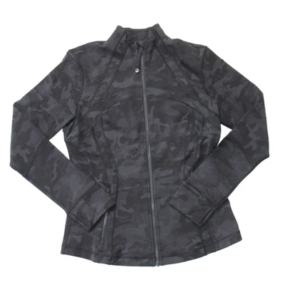 Jaqueta Lululemon Define Luon em Camuflagem Incógnita Multi Cinza Zíper Completo 12 Nova com etiquetas - Imagem 1 de 4