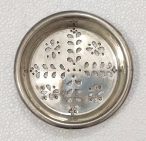 Hermoso plato de diseñador de latón pulido plateado artesanal vintage para decoración del hogar - Imagen 1 de 11