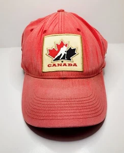 Vintage Nike Team Canada Hat Red Adult Canadian Cap Hockey 90’s - Picture 1 of 8