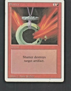 Magic The Gathering REVISED SHATTER red card MTG - Picture 1 of 1