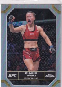 Topps Chrome 2024 UFC No. 200 Zhang Weili Refractor Silver - Bild 1 von 2