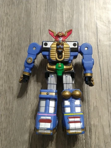 Vintage Power Rangers Zeo Megazord Battlezord MMPR 5" Action Figure Bandai 1996 Cover