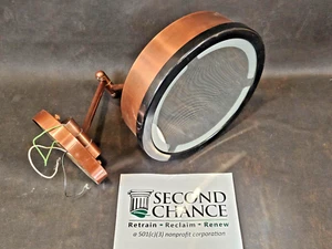 Baci Junior Round Double Arm Makeup Mirror (Model# BJR-30-BNZ) Bronze - Picture 1 of 7