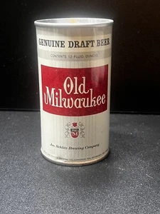 1966 Old Milwaukee Genuine Draft Beer 12 Oz EMPTY Tab Top Beer Can - Milwaukee - Picture 1 of 5