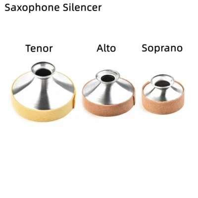 MARKENLOS Alt-Tenor-Sopran-Holzbläser Zubehör Saxophon Mute Sax Silencer Zubehör NEU