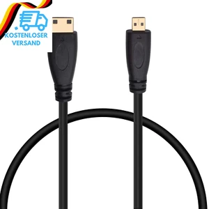 Micro HDMI Auf Mini HDMI Kabel, Mini HDMI Auf Micro HDMI 1M, Micro HDMI Adapter - Bild 1 von 12