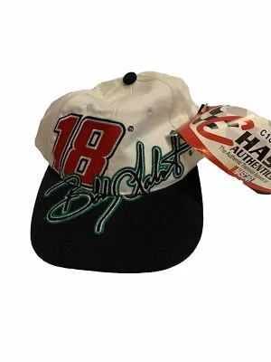 Bobby Labonte Hat Cap Snap Back Logo Spell Out #18 Chase One Size NASCAR Read! - Image 1 of 4
