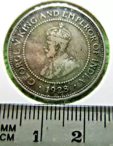 1928 JAMAICA HALF PENNY COIN - GEORGE V - REVERSE COAT OF ARMS # 20/12/23 - Picture 1 of 3