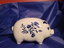 Vintage Potting Shed Dedham Pottery Pig Piggy Bank EXTREMELY RARE Signed MC56