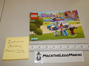 Lego Friends 41333 Olivia's Mission Vehicle Instruction Manual Only  - Picture 1 of 3