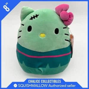 Squishmallow Kellytoy Plush 8" Frankenstein Hello Kitty Sanrio Halloween - Photo 1/1