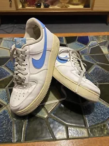 Nike Air Force 1 Low '07 Sneakers University Blue Shoes Mens US 8 2022 - Picture 1 of 12