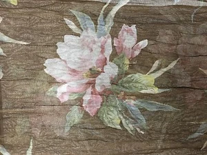 Brown Multi Floral 16X58" Bandana Scarf  - Picture 1 of 3