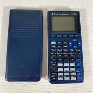 Texas Instruments TI-81 Graphing Calculator Tested Working With Protective Cover - Picture 1 of 5