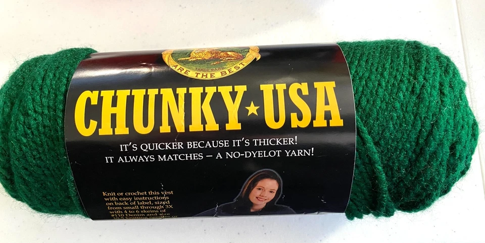 Lote de hilo grueso marca León EE. UU. #5 voluminoso sólido sin tinte surtido descontinuado Foto 1 de 1