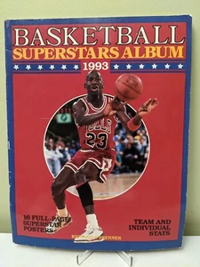 Album Basketball Superstars 1993 Michael Jordan Chicago Bulls NBA - Foto 1 di 10