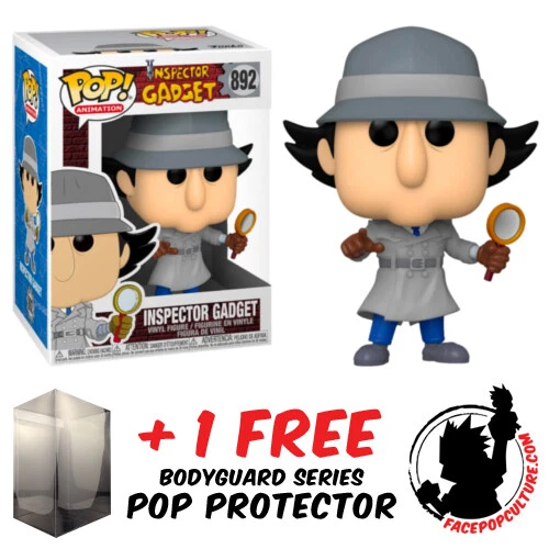 FUNKO POP INSPECTOR GADGET - INSPECTOR GADGET #892 VINYL FIGURE + POP PROTECTOR - Image 1 of 1