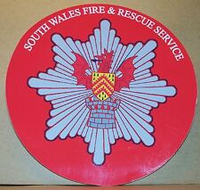 Fire and Rescue Service South Wales vinyl sticker.
