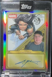 2025 Topps Chrome Marvel Mint #CA-CK Craig Kyle Auto Encased /50 X-23 - Bild 1 von 2