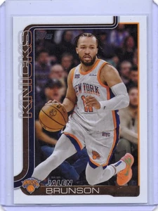 2025-26 Topps Basketball - Jalen Brunson #14 NY Knicks  - Picture 1 of 2