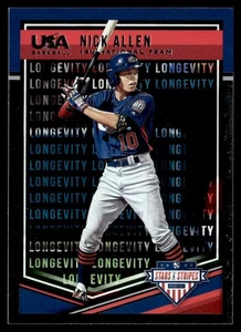 Panini Stars and Stripes Longevity 2018 Nick Allen EE. UU. #94 - Imagen 1 de 2
