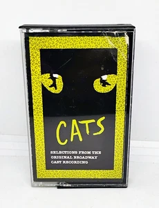 Cats - Original Broadway Cast - 1983 Geffen Records Tested Audio Cassette Tape - Picture 1 of 2