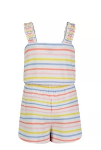 Tommy Hilfiger Little Girls Striped Terry Romper - Picture 1 of 9
