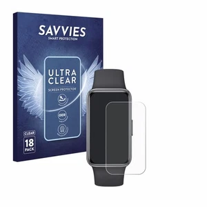 18x Savvies Film Protection Ecran pour Huawei Band 9 Film Protecteur Clair - Afbeelding 1 van 11