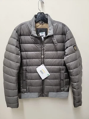 Chaqueta de plumón Belstaff Circuit para hombre talla 38 gris oscuro nueva con etiquetas Foto 1 de 4