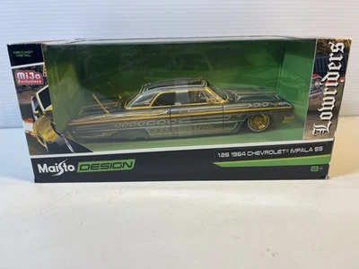 Chevy Impala 1964 modelo de coche diecast: escala 1/26, nuevo en caja de Maisto Foto 1 de 4