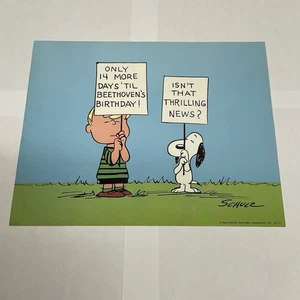 Schulz 1964 United Features Syndicate Inc. Schroeder Peanuts Original Print NM - Picture 1 of 6