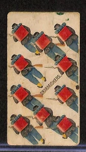 N219 Kinney, Harlekin Karten, 1888, Diamond 10, Skirmishers - Bild 1 von 2