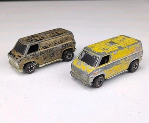 Hot Wheels Redline Lot Of 2 Vintage 1974 Diecast Cars Super Van Junkyard Vtg - Picture 1 of 20