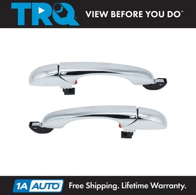 TRQ Rear Chrome Outer Outside Door Handle Pair Set for Dodge Magnum Chrysler 300 Foto 1 de 4