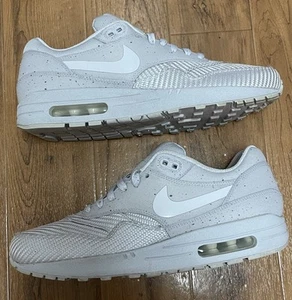 Nike Air Max 1 SP  Monotones size 9.5 Men’s Silver Woven Lot Running atmos vtg - Picture 1 of 6
