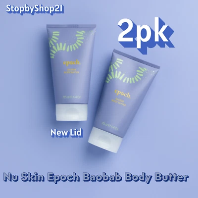 [2pk] Nu Skin NuSkin Epoch Baobab Body Butter NEW Exp 03/2028 [NEW PACK & LID] - Image 1 of 4