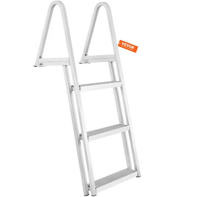 VEVOR Aluminum Dock Ladder Boat Dock Ladder Removable 3 Steps with 350lbs Load - image 1 of 4