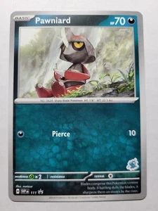 Pawniard - SVP 111 - Black Star Promo Pokemon TCG - Picture 1 of 2