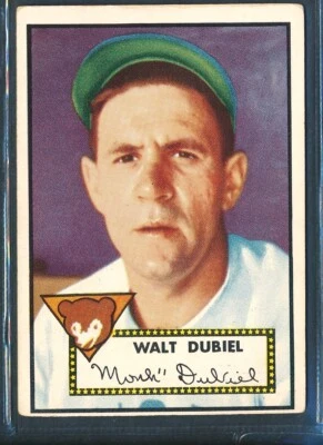 1952 Topps Set-Break #164: WALT DUBIEL Chicago Cubs ~ VG-EX to EX - Image 1 of 2