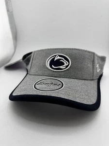 Penn State 3D Embroidered Performance Charcoal Visor One Size - Picture 1 of 4