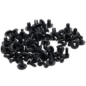 50 x clip d'aile à vis en plastique garniture de voiture pour Nissan Ford Chevrolet - Photo 1/8