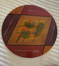 Kakadu Wooden Placemat.  Handmade. Made in Israel.