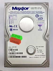 Disco duro 160 GB IDE MAXTOR DiamondMax Plus 9 ATA/133 HDD 3,5 PULGADAS #FP3785 - Imagen 1 de 2